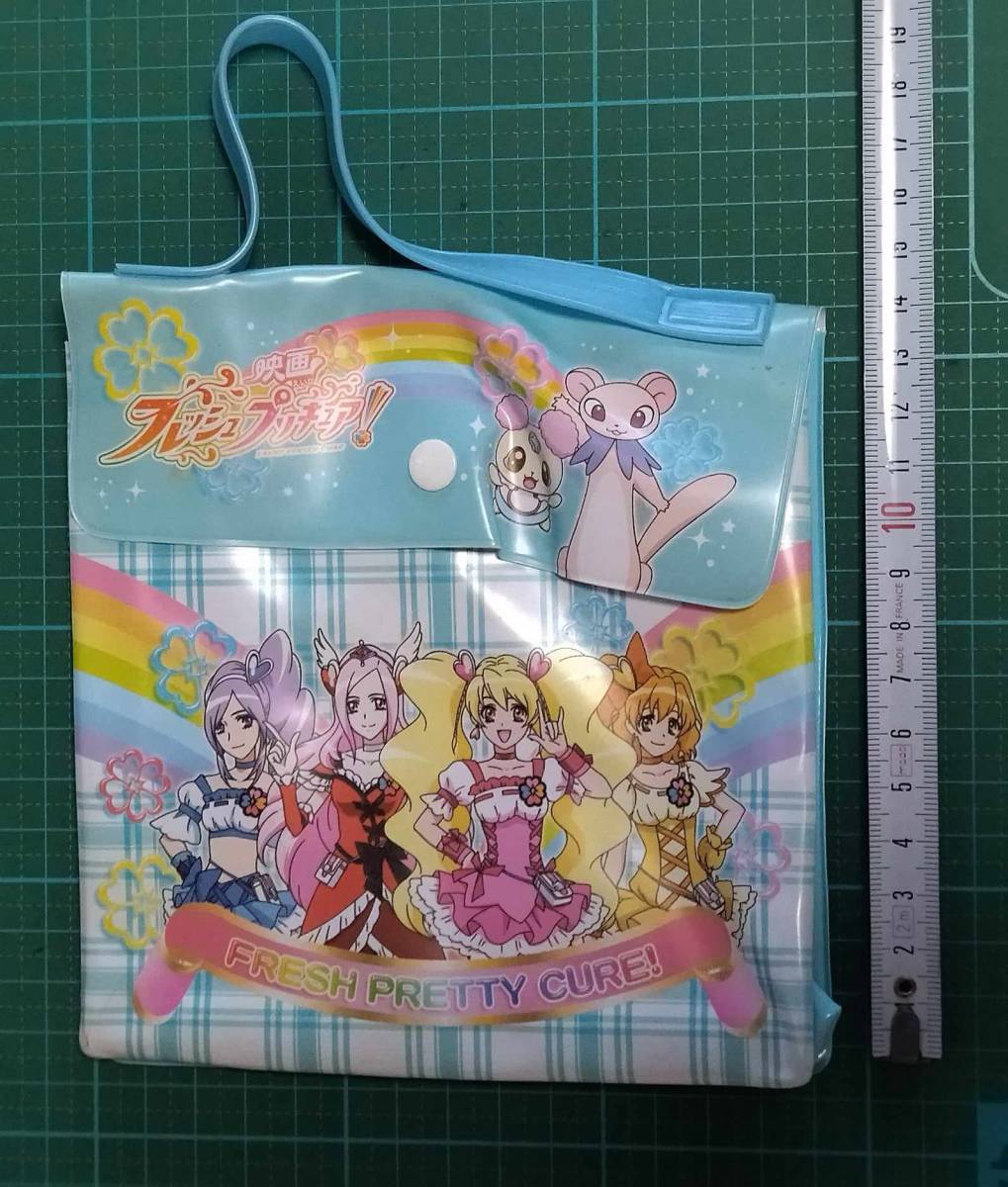 非売品 映画 フレッシュプリキュア！ミニポーチ フレッシュ プリキュア ミニ ポーチ FRESH PRETTY CURE PRECURE pouch_画像1