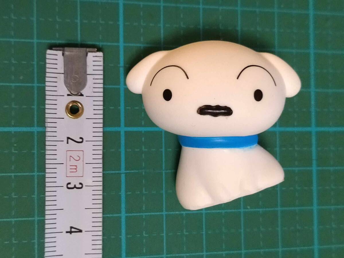 クレヨンしんちゃん シロ フィギュア 人形 ソフビ しろ 犬 Crayon Shin chan Shiro DOG Figure_画像1