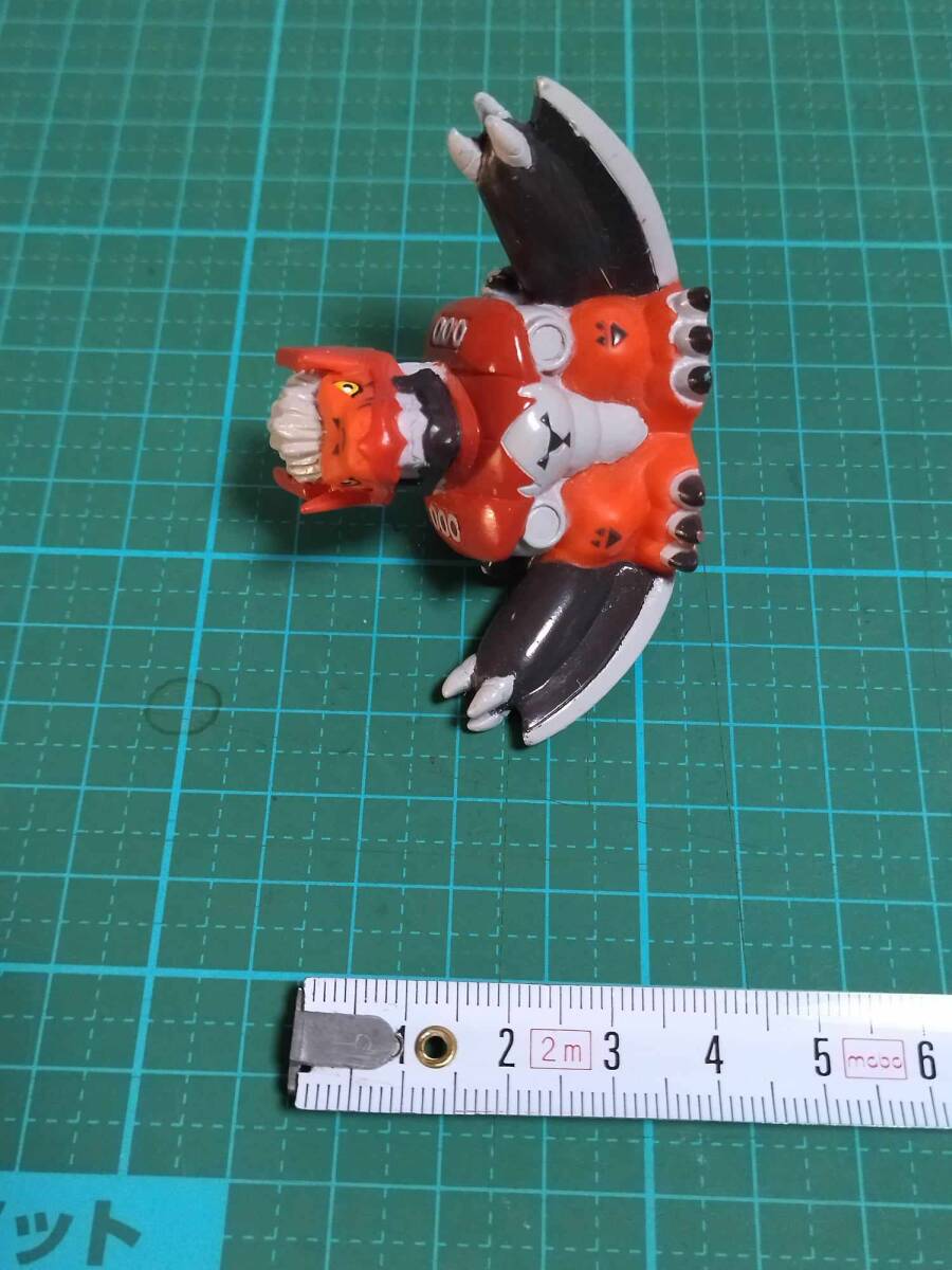 デジモン メガログラウモン 指人形 ソフビ フィギュア デジタルモンスター DIGITALMONSTER Digimon MEGALOGROWMON Finger puppet Figure_画像2