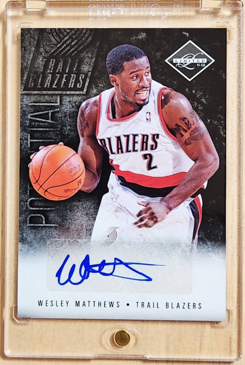 サイン 2011 -12 Panini Limited WESLEY MATTHEWS Auto ( /99) / ウェズリー マシューズ Autograph _画像1