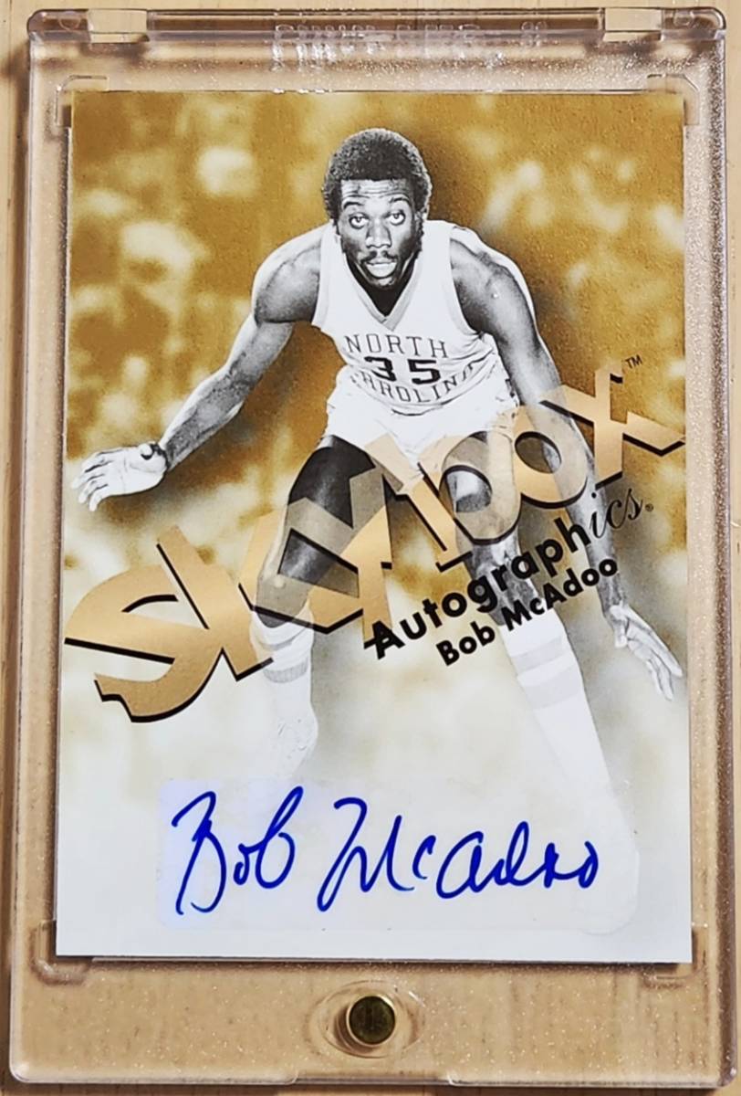 サイン 2011 -12 Fleer Retro Skybox BOB MCADOO Auto / ボブ マッカドゥー Autograph _画像1