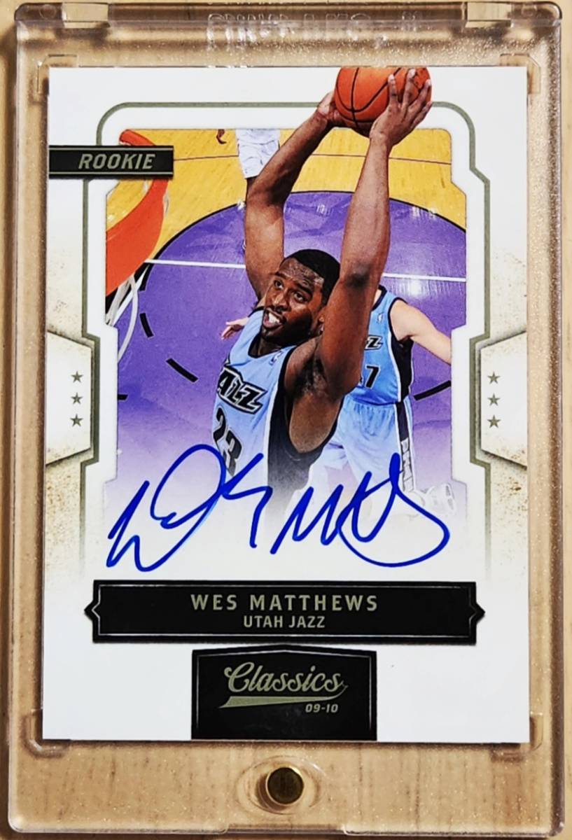 SP サイン 2009 -10 Panini Classics WESLEY WES MATTHEWS Auto RC ( /99) / ウェズリー マシューズ Autograph _画像1