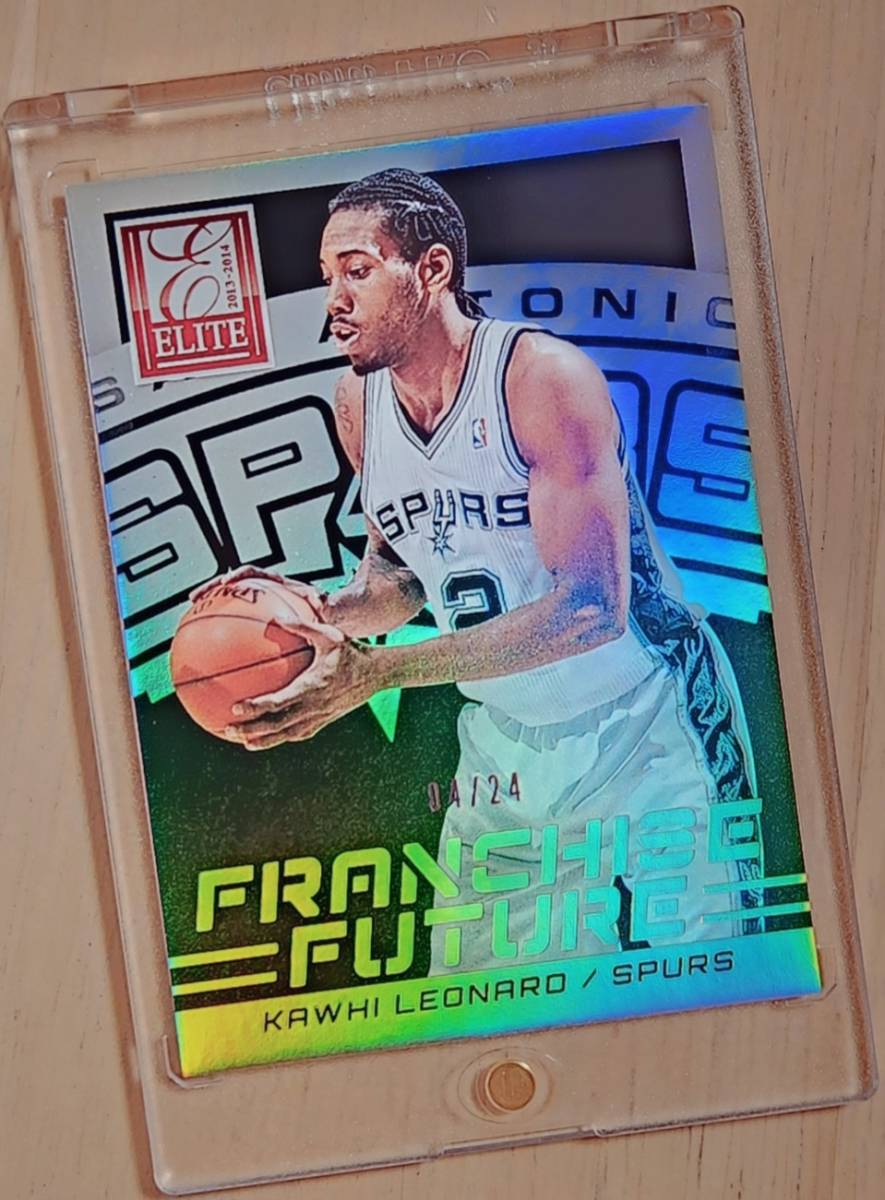 24枚限定 2013 -14 Panini Elite Franchise Future KAWHI LEONARD / カワイ レオナード _画像2