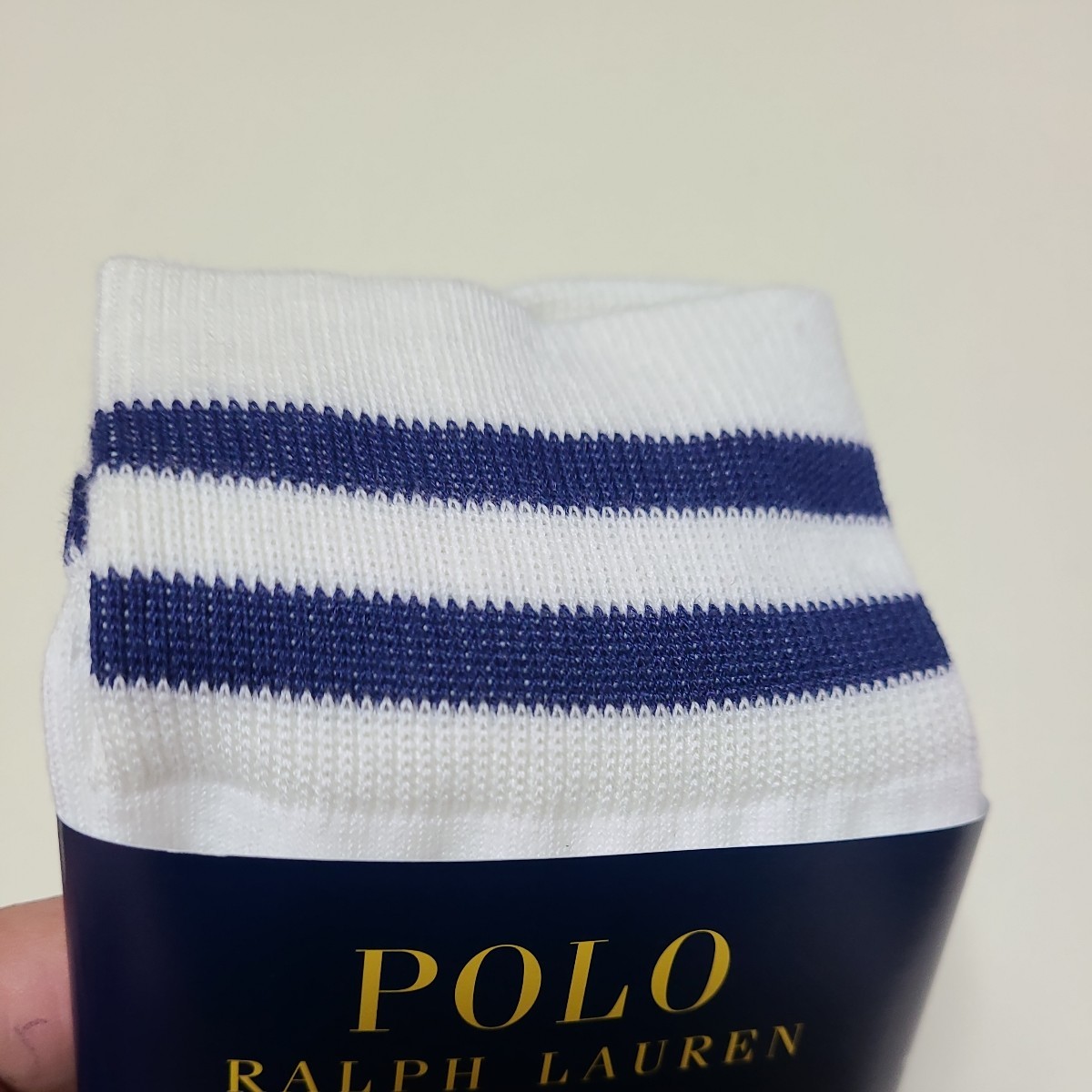 Polo Ralph Lauren ベア 1992 ラインソックス 靴下 ラルフローレン 25~27センチ ポロベア_画像3