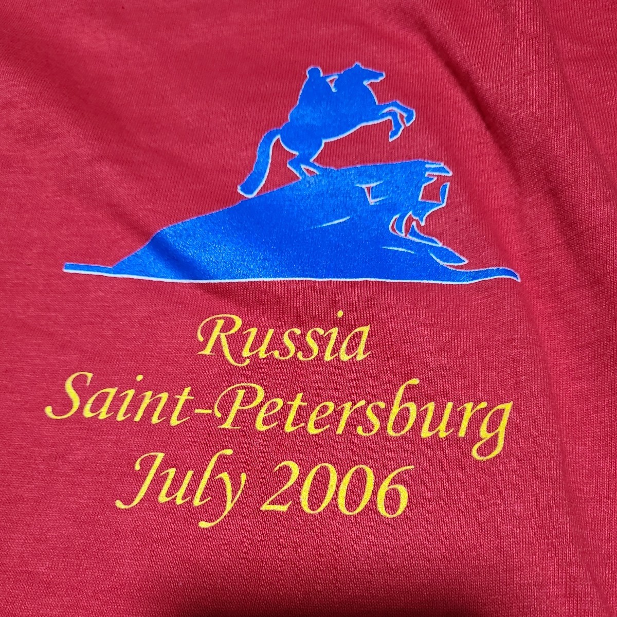 ロシア サンクトペテルブルク Tシャツ サイズXXL プーチン Russia saint petersburg_画像2