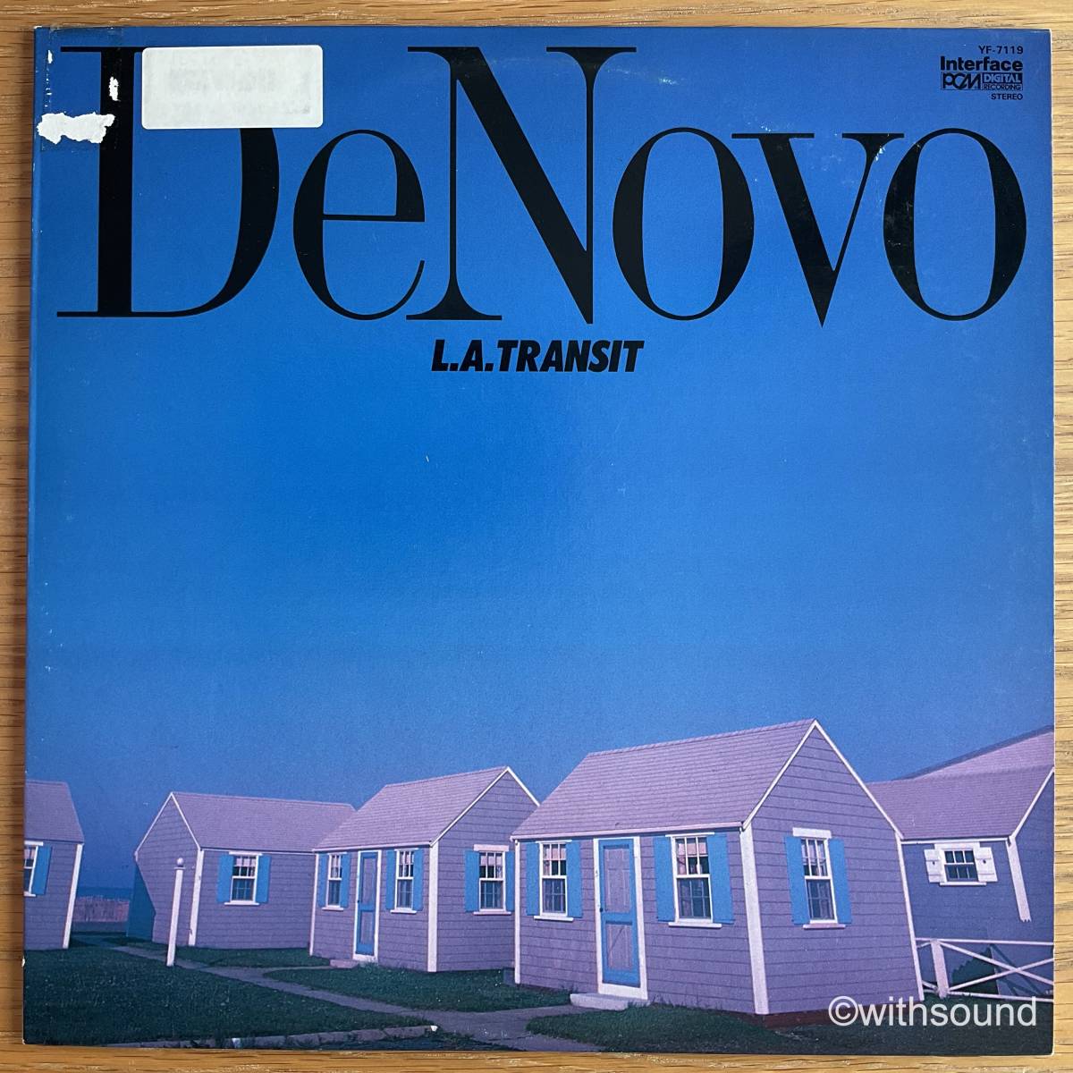 国内企画 L.A. TRANSIT De Novo 国内オリジナル盤 LP 和ジャズ GRACINHA LEPORACE 1986 INTERFACE YF-7119_画像1