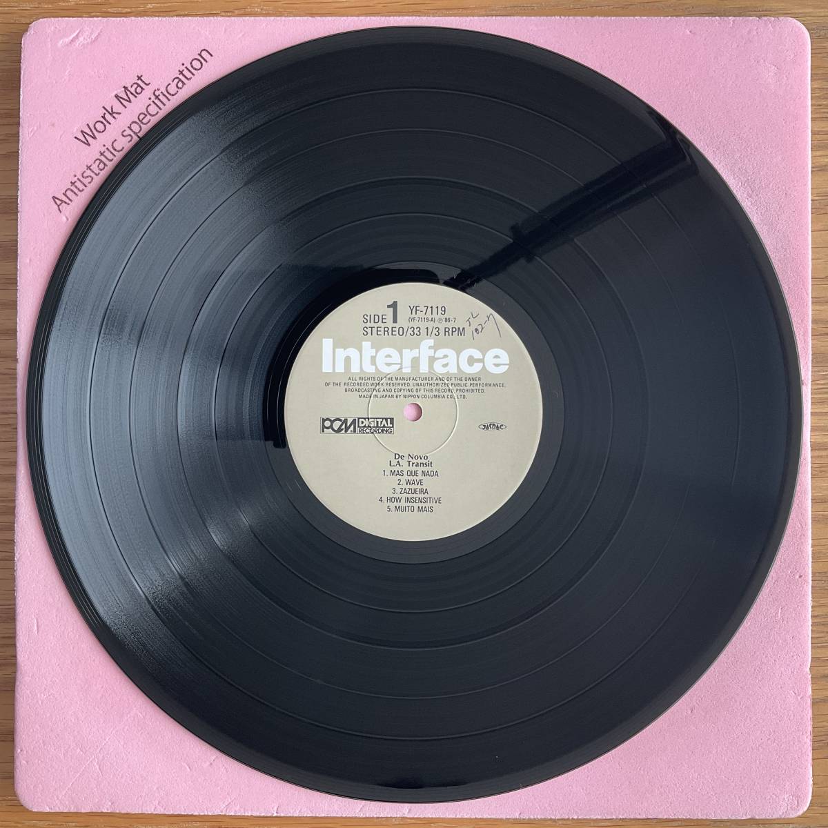 国内企画 L.A. TRANSIT De Novo 国内オリジナル盤 LP 和ジャズ GRACINHA LEPORACE 1986 INTERFACE YF-7119_画像7