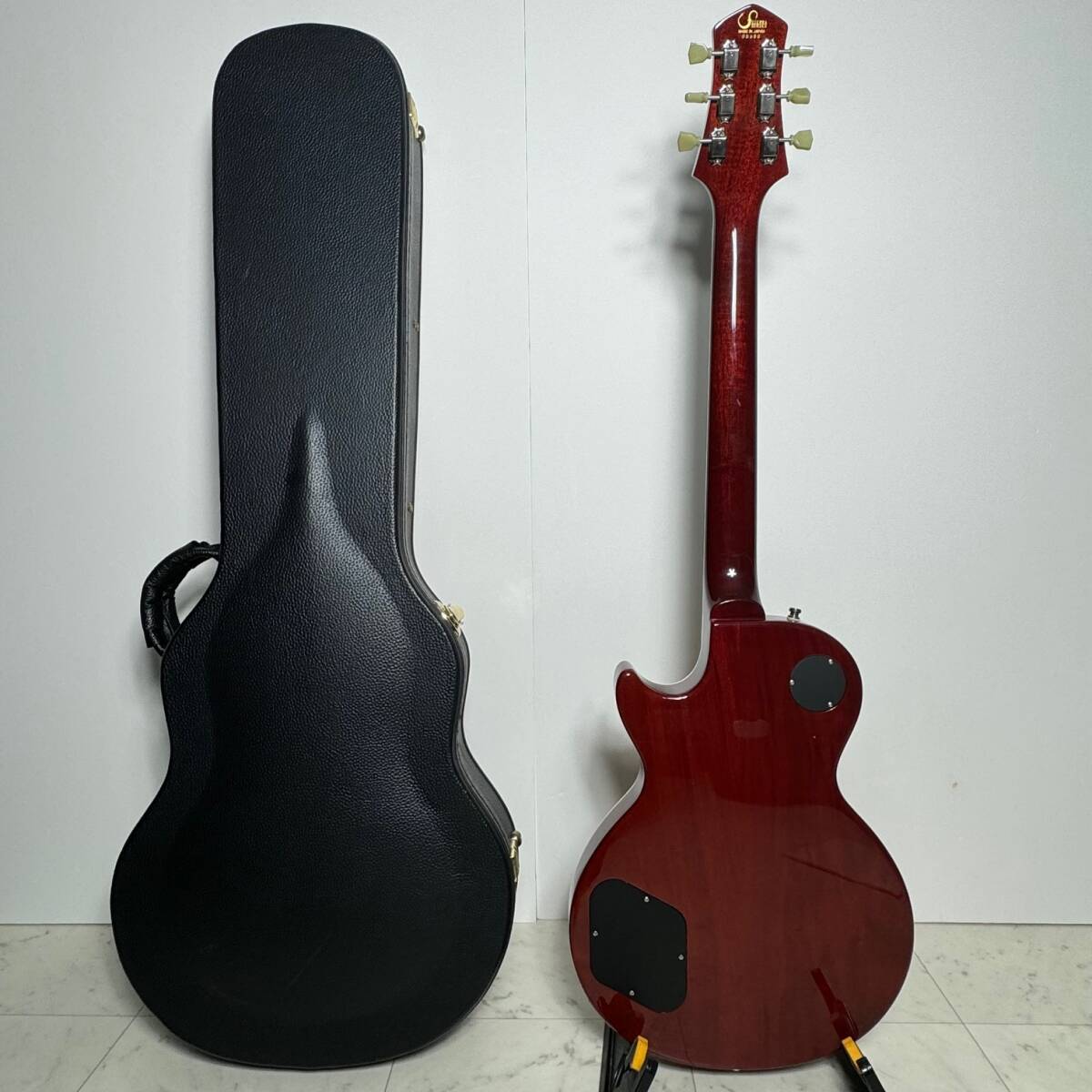 希少 美品 Deviser STR GUITARS LJ-1 レスポール タイプ エレキギター ディバイザー 日本製 ハードケース付_画像8