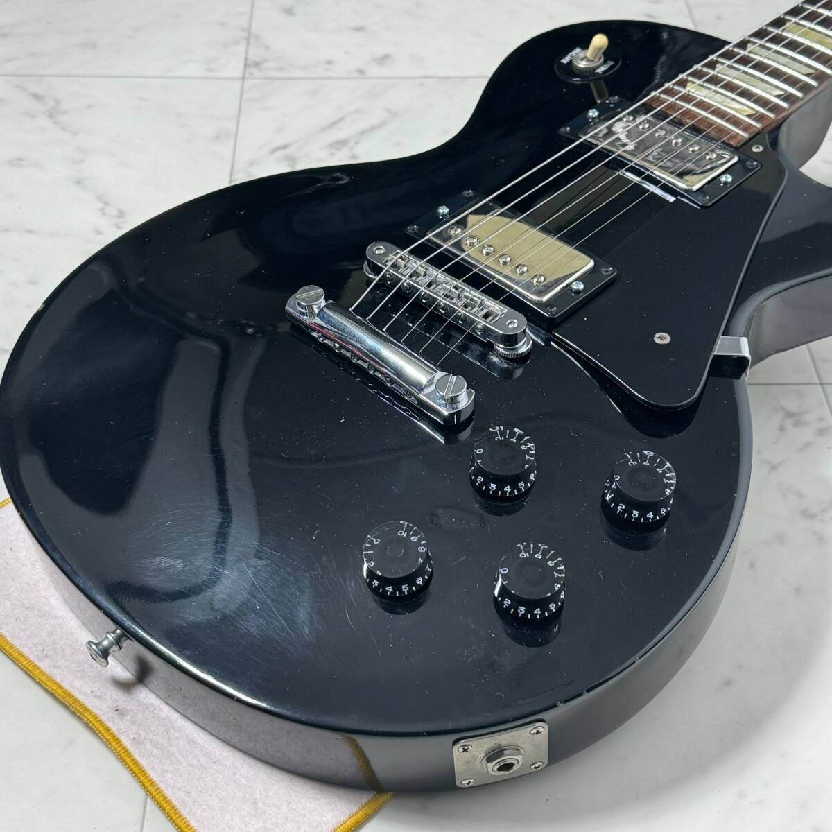 軽量3.4kg Gibson Les Paul Studio 2007年 USA製 ブラック ギブソン レスポール スタジオ_画像4