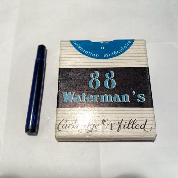 【廃番稀少品】■ ウォーターマン WATERMAN 万年筆 C/F D/G系 (CF) 専用カートリッジ 未使用品 1本■即日発送 領収書可 送料63円-_画像1