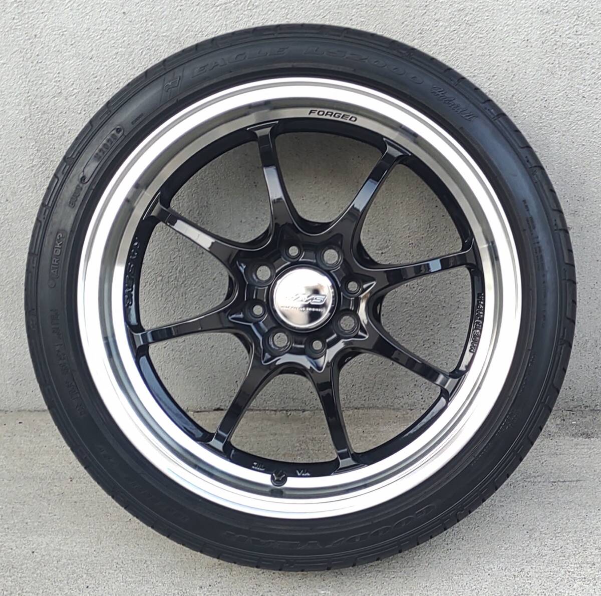 最終　即決送料無料 美品 絶版 軽量 RAYS VOLKRACING CE28 KCR 165/50R16 国産 バリ溝 グッドイヤー タイヤ ホイール 4本 セット 軽自動車 _画像4