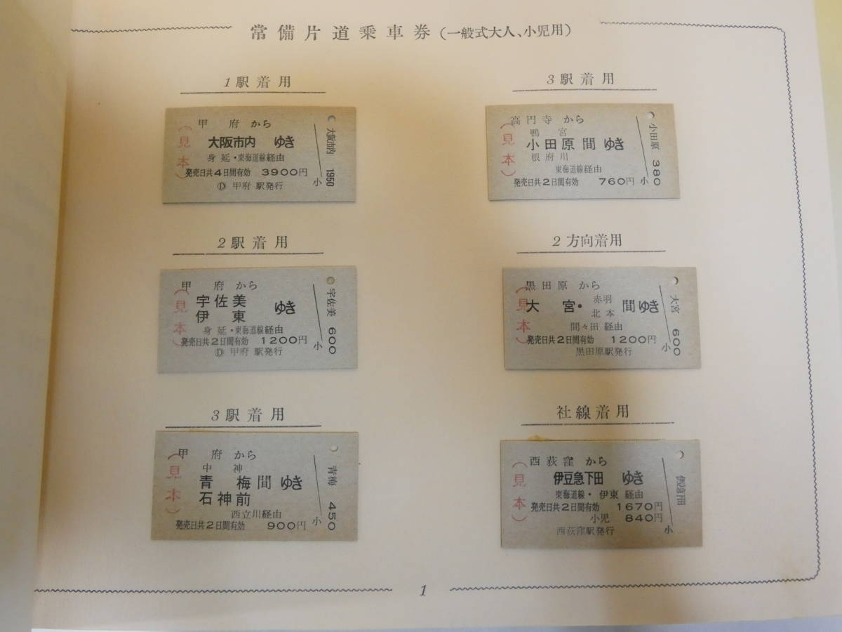 [ railroad ticket ] passenger ticket ( hard ticket ) sample . Showa era 52 year 7 month Tokyo printing place railroad goods [ ticket ]J1 H2435