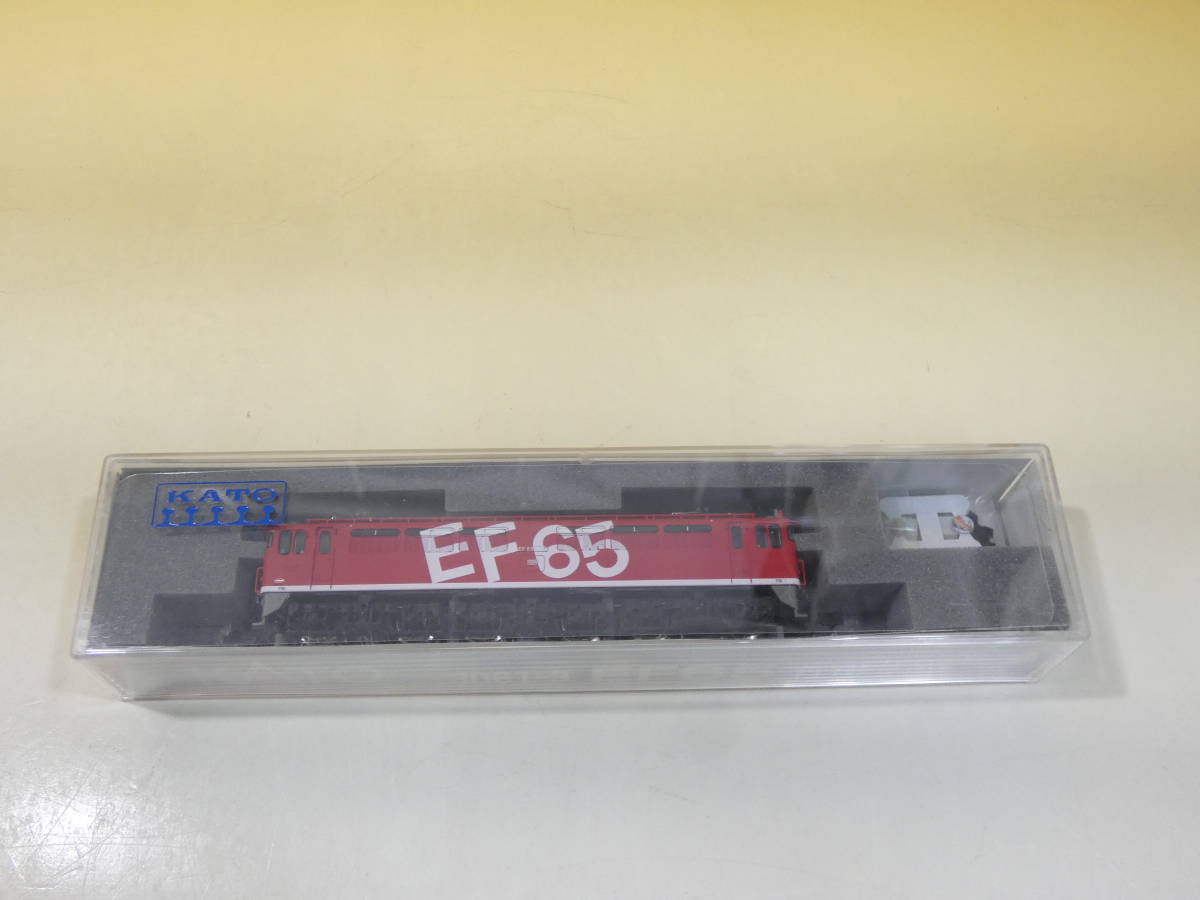 【ジャンク扱い】Nゲージ　KATO　3061-3　電気機関車　EF65　1118　レインボー塗装　【鉄道模型】B3　S829_画像1