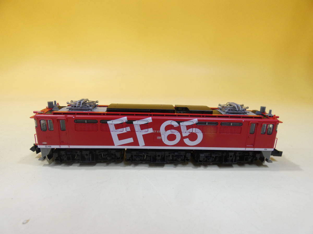 【ジャンク扱い】Nゲージ　KATO　3061-3　電気機関車　EF65　1118　レインボー塗装　【鉄道模型】B3　S829_画像2