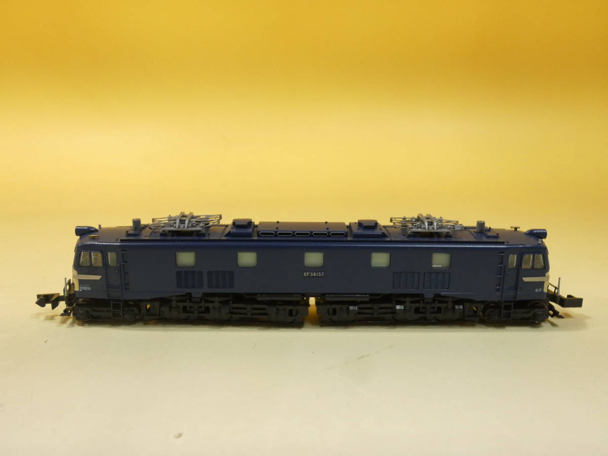 【ジャンク扱い】Nゲージ　KATO　3049　電気機関車　EF58　後期形　小窓　Hゴム　【鉄道模型】B3　S851_画像2