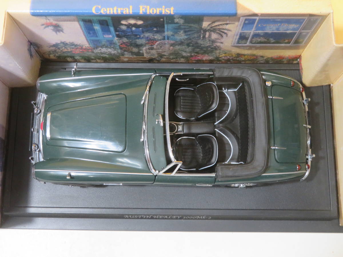 【ジャンク扱い】KYOSHO　京商　1/18　GORGEOUS COLLECTION　AUSTIN HEALEY 3000Mk-2　オースチンヒーリー　グリーン【ミニカー】 J2 A373_画像3