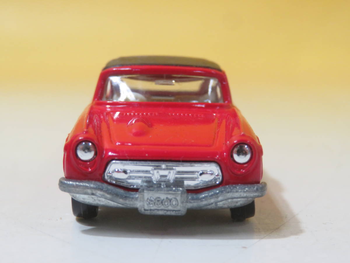 【中古】トミカ(tomica) 黒箱　日本製 当時物　No.23 ホンダ S800M レッド　J1 T452_画像4