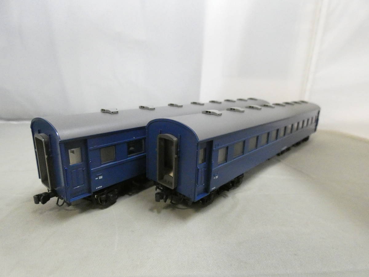 【鉄道模型】HOゲージ　KATO　1-505　スハ43系一般形客車　スハ43ブルー　2点セット　【中古】J4　S462_画像6