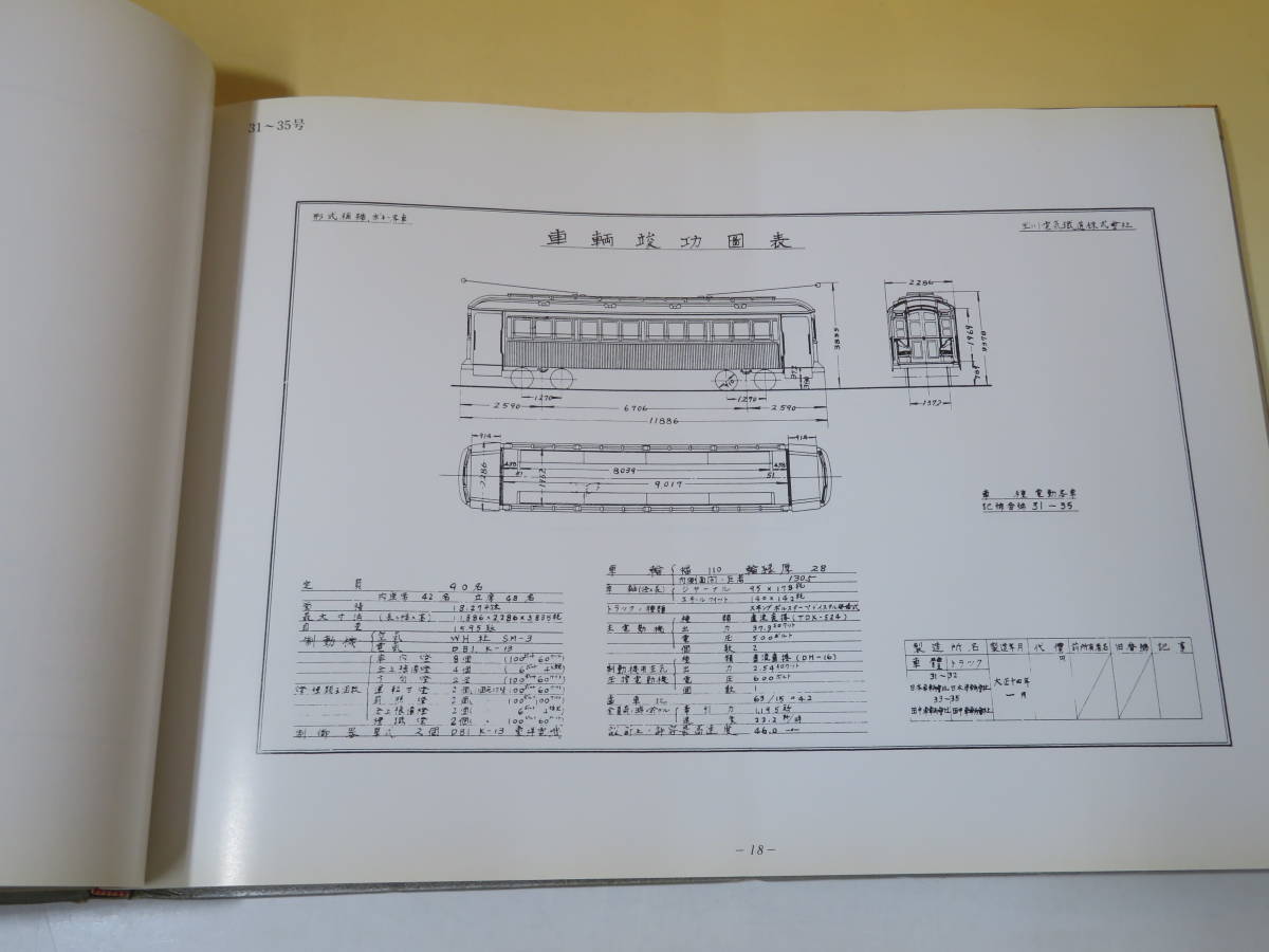 【鉄道資料】歴代在籍車両竣功図集　1922～1992　東急70年記念　東京急行　難あり　J3 T486_画像5