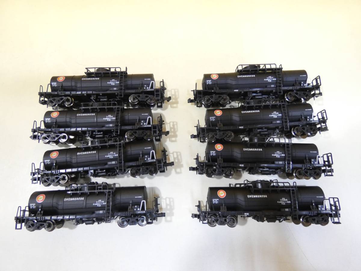 【鉄道模型】Nゲージ　マイクロエース　A-2673　貨車　タキ11000　後期型　日本石油輸送　8両セット　【中古】J4　S546_画像2