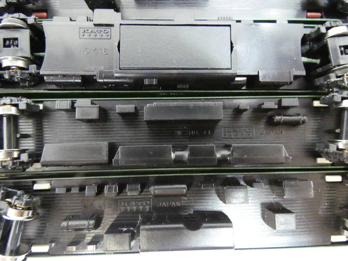 【ジャンク扱い】Nゲージ　KATO　153系　直流急行形電車　クハ153　モハ152　サロ152等　8両セット　1円スタート【鉄道模型】J5　S605_画像4