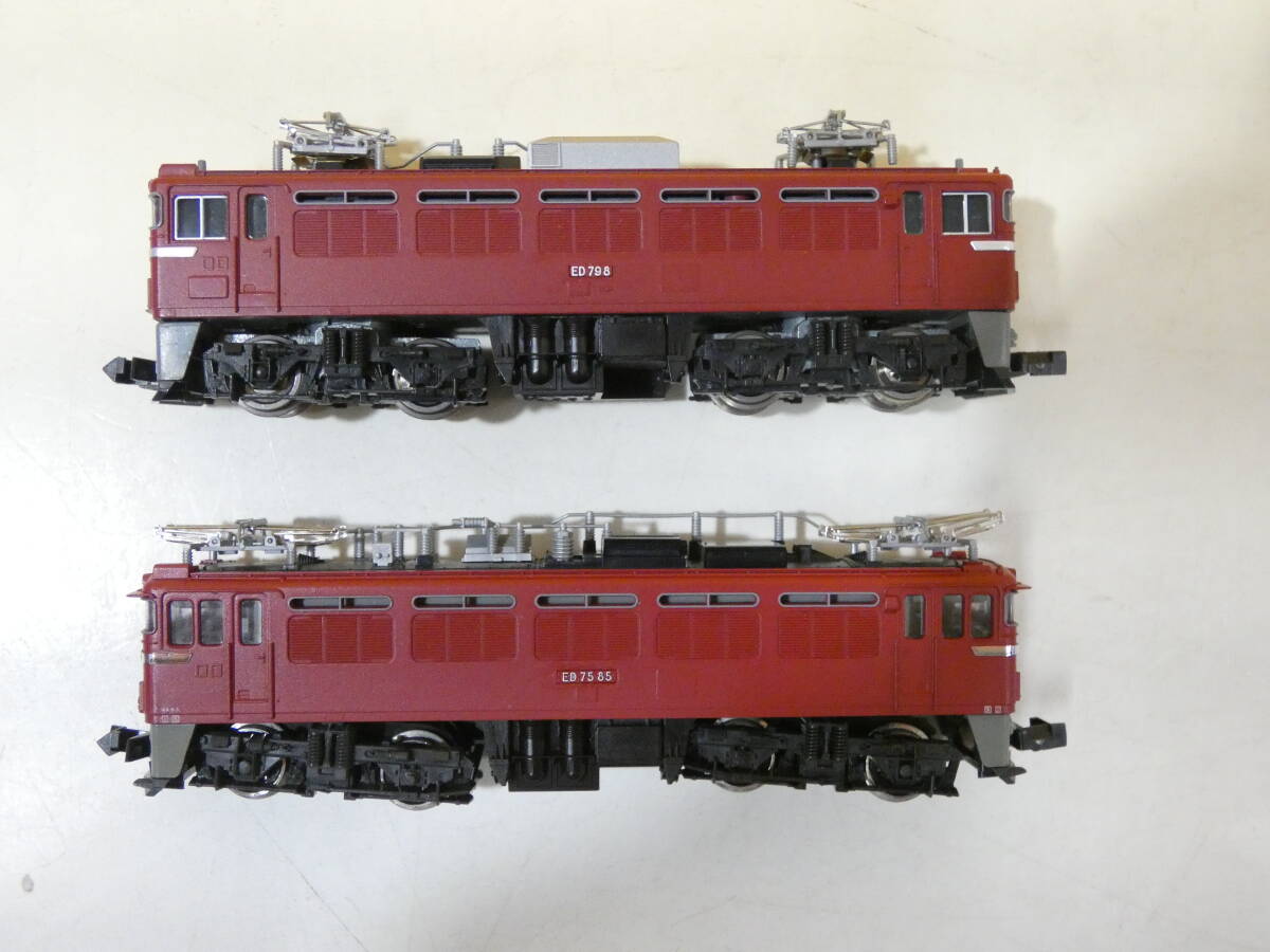 【ジャンク扱い】Nゲージ　KATO　電気機関車　ED75　耐寒形　　ED79　2点セット　【鉄道模型】J5　S624_画像2