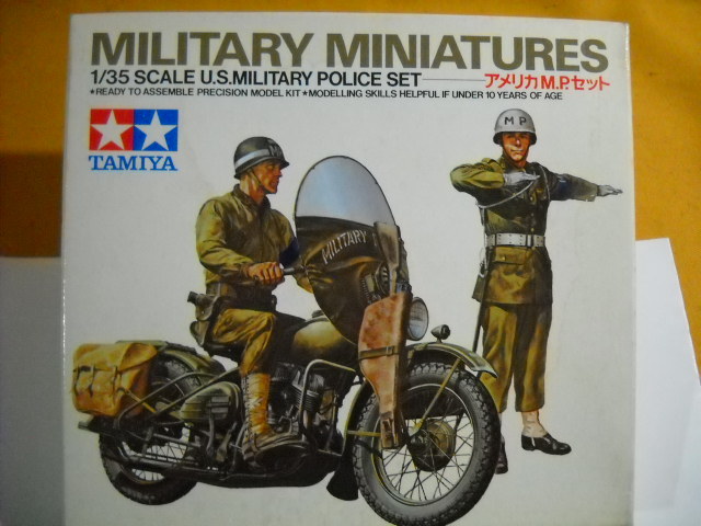 軍用ハーレーダビッドソン！小鹿タミヤ1/35アメリカM.P.セット　商品説明全文必読　同梱/お取り置きも歓迎　異次元航法堂　140円発送可_皆様のご参加をお待ちいたしております。