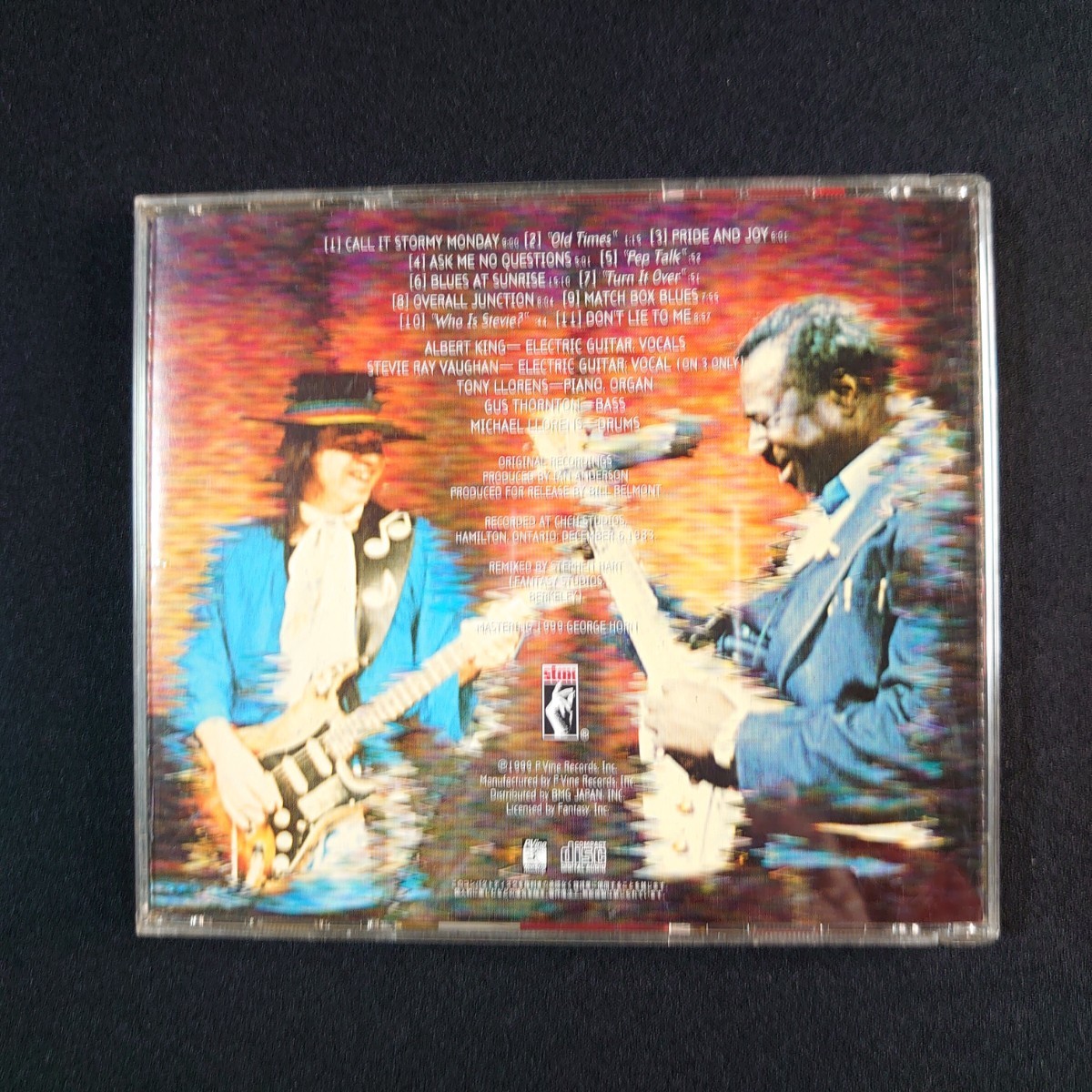 Albert King With Stevie Ray Vaughan『In Session』アルバート・キング/スティーヴィー・レイ・ヴォーン/CD /#YECD616_画像2