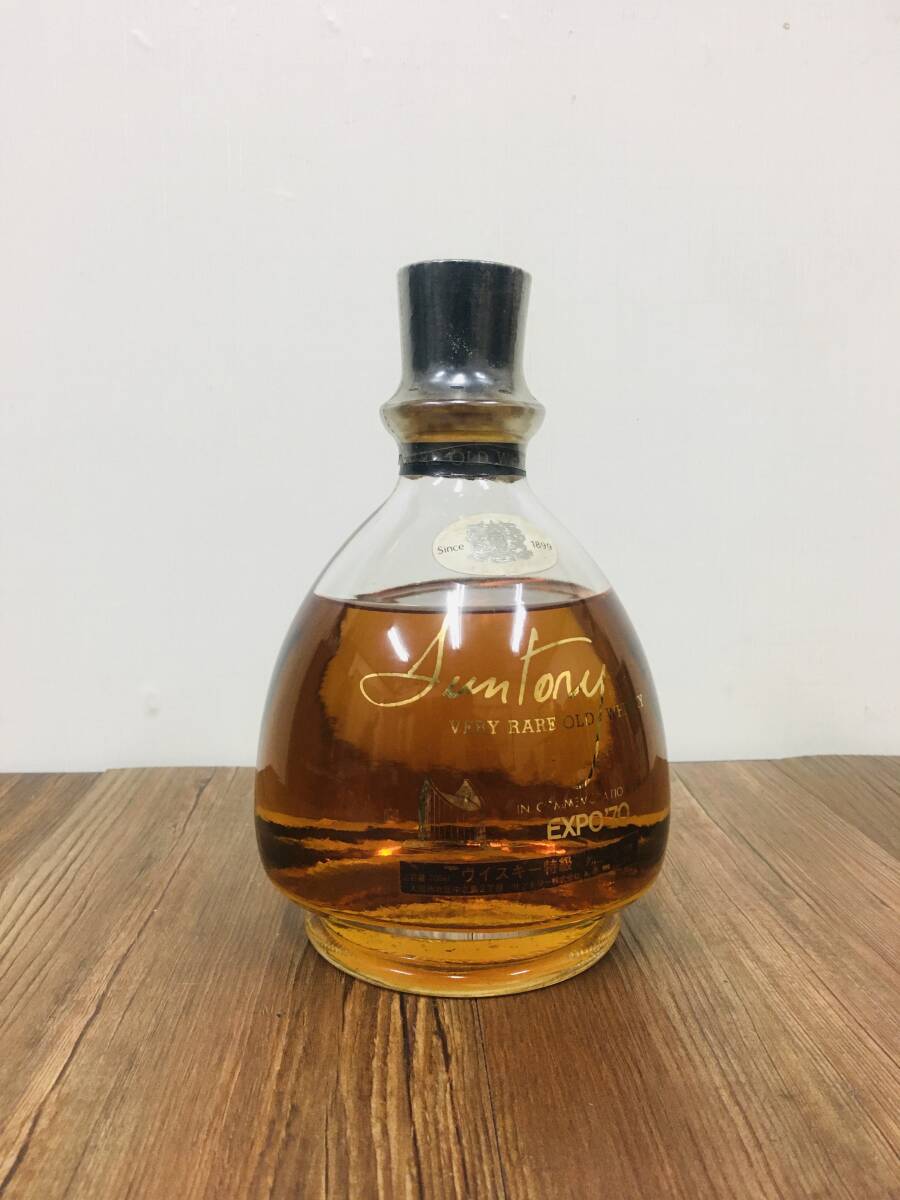 サントリーのウイスキーボトルはとても珍しいです SUNTORY VERY RARE OLD WHISKY 未開栓古酒 700ml-43%_画像1