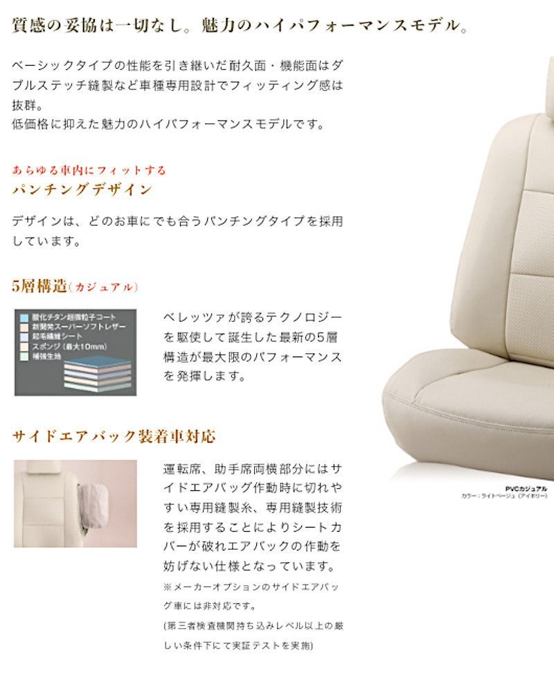 S653 【スイフト ZC72S / ZD72S】H24/6-H28/12 ベレッツァカジュアルシートカバー