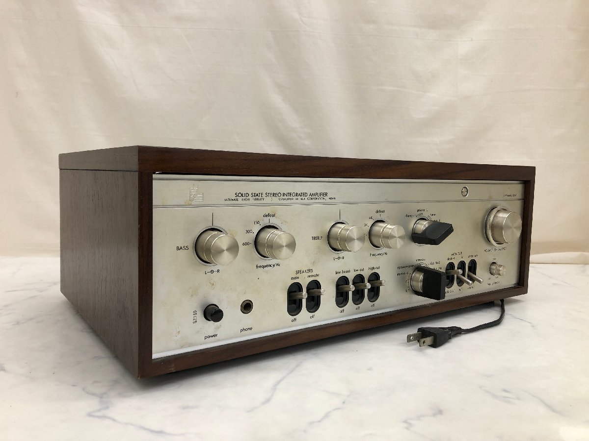 Y0852　ジャンク品　オーディオ機器　プリメインアンプ　LUXMAN　ラックスマン　L-505V_画像1