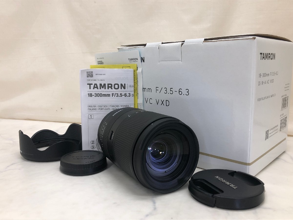 Y0912　中古品　レンズ　TAMRON　タムロン　18-300mm F/3.5-6.3 Di III-A VC VXD　【富士フィルムXマウント】　　【元箱あり】_画像1