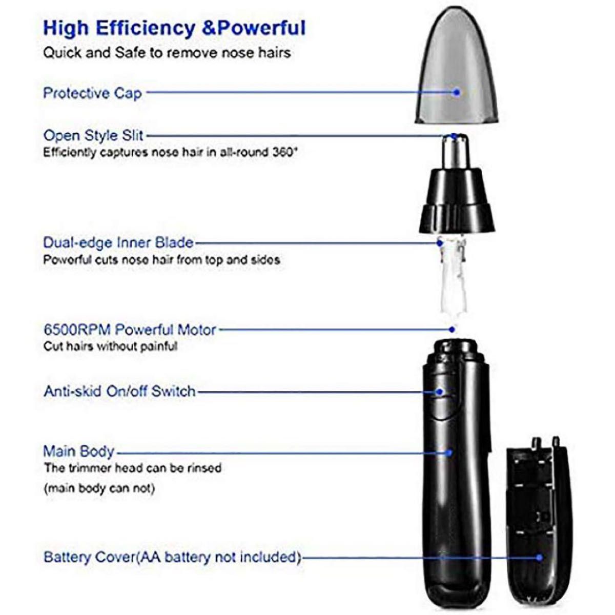 早い者勝ち鼻毛切り 鼻毛処理, 用 髭剃り 多機能除毛器, 脱毛セット電池式