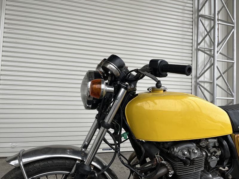 クランキングNG:現状販売 逆車 CB400F 408cc 黄31712 ベース車両.CB400FOUR.ヨンフォア/輸入新規.国内未登録/愛知県豊橋市/460F_画像7