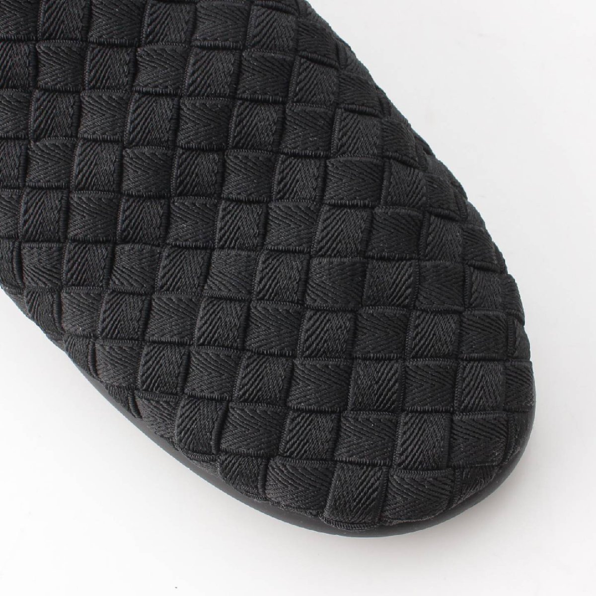 【ボッテガ ヴェネタ】Bottega Veneta メンズ イントレチャート プラット スリッポン スニーカー ブラック 41 【中古】201256の画像6