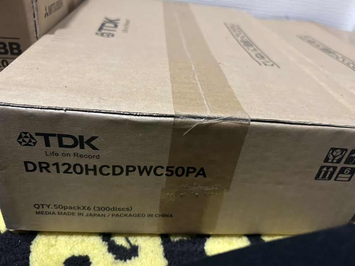 【未使用・未開封】TDK DR120HCDPWC50PA 録画用DVD-R 超硬 50枚組 6個 元箱付の画像2