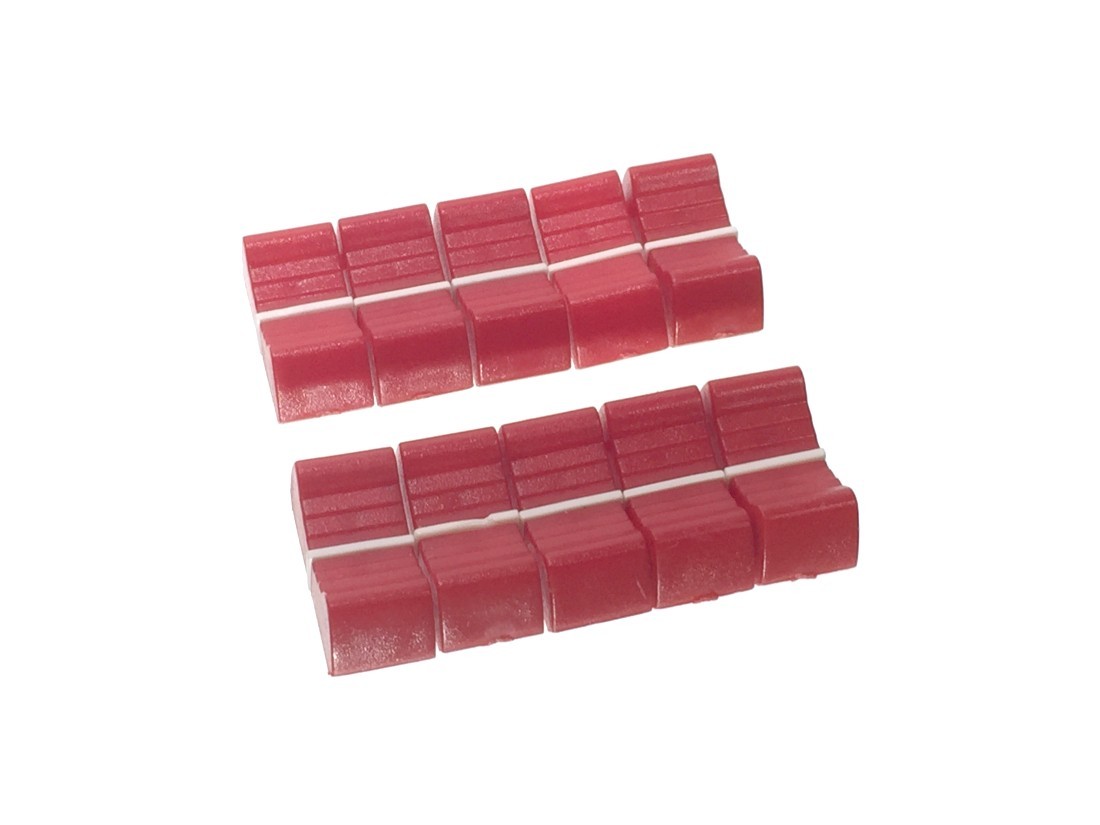  mixer fader sliding volume for switch 8mm axis for 10 piece set ( red ) mixer repair for exchange parts 