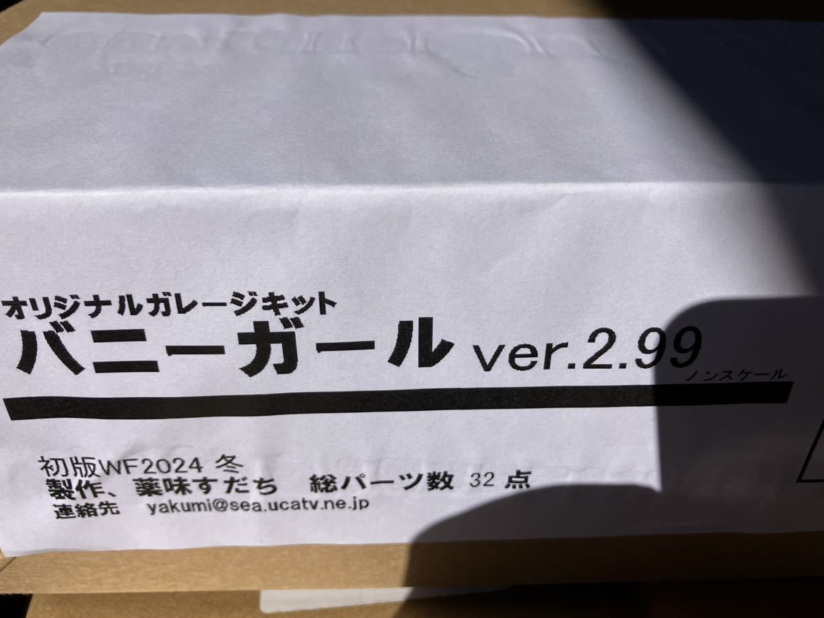 WF2024W 薬味堂 バニーガール ver.2.99 薬味すだち ワンフェス2024冬 ワンダーフェスティバル 巨乳_画像2