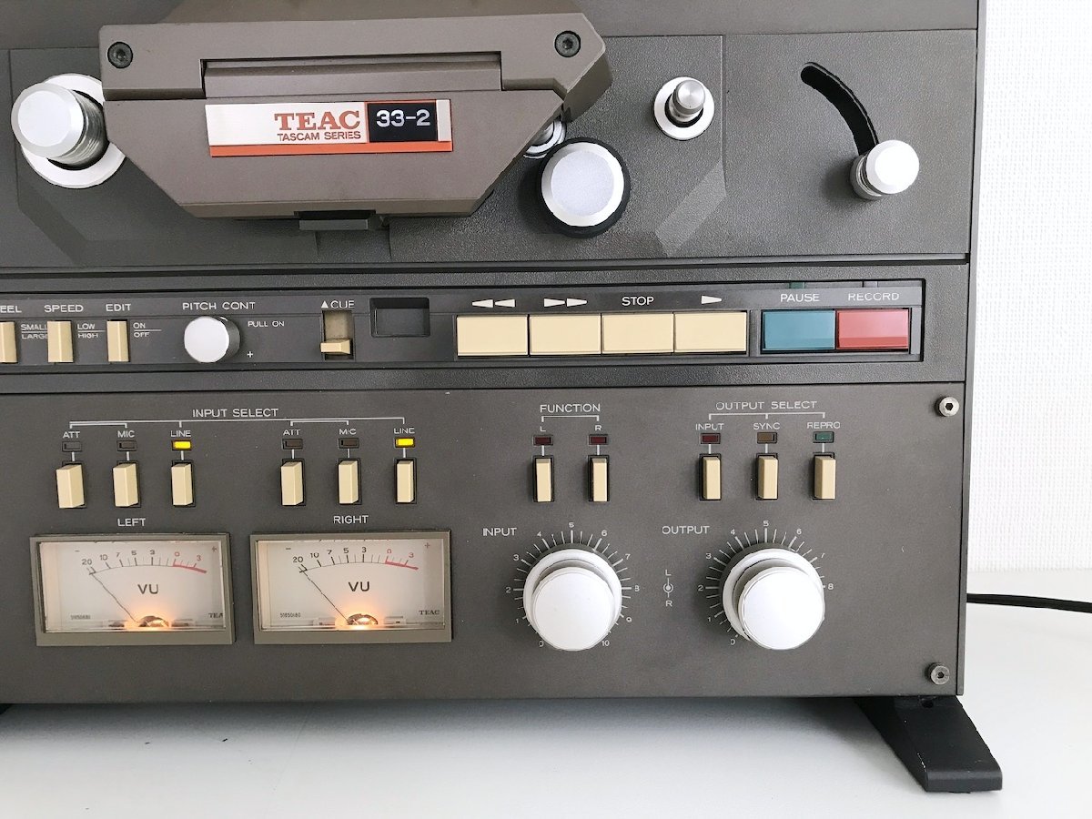 TEAC 33-2 TASCAM SERIES ジャンク品 電源OK 動作NG ティアック オープンリールデッキ_画像5