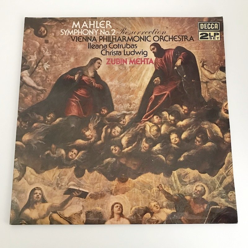 LP/ コトルバシュ、ルートヴィヒ、・メータ / マーラー：交響曲第2番「復活」 / UKオリジナル盤 2枚組 ED4 DECCA SXL6744/5 40221-3032_画像1