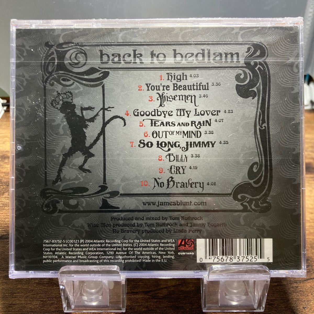 ☆未開封CD☆ Back to Bedlam / Blunt, James_画像2