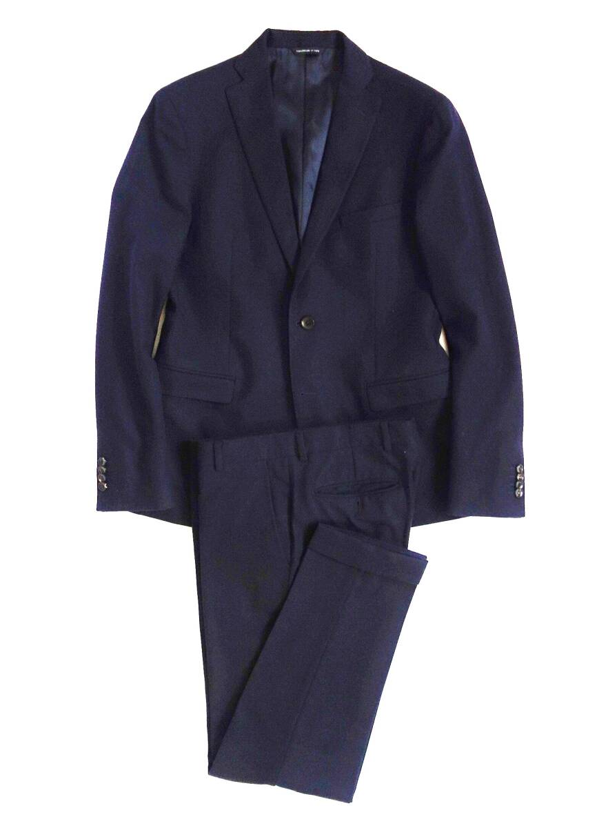 ◆TONELLO / トネッロ 伊製 スーツ セットアップ テーラード ジャケット パンツ 濃紺 50XL◆
