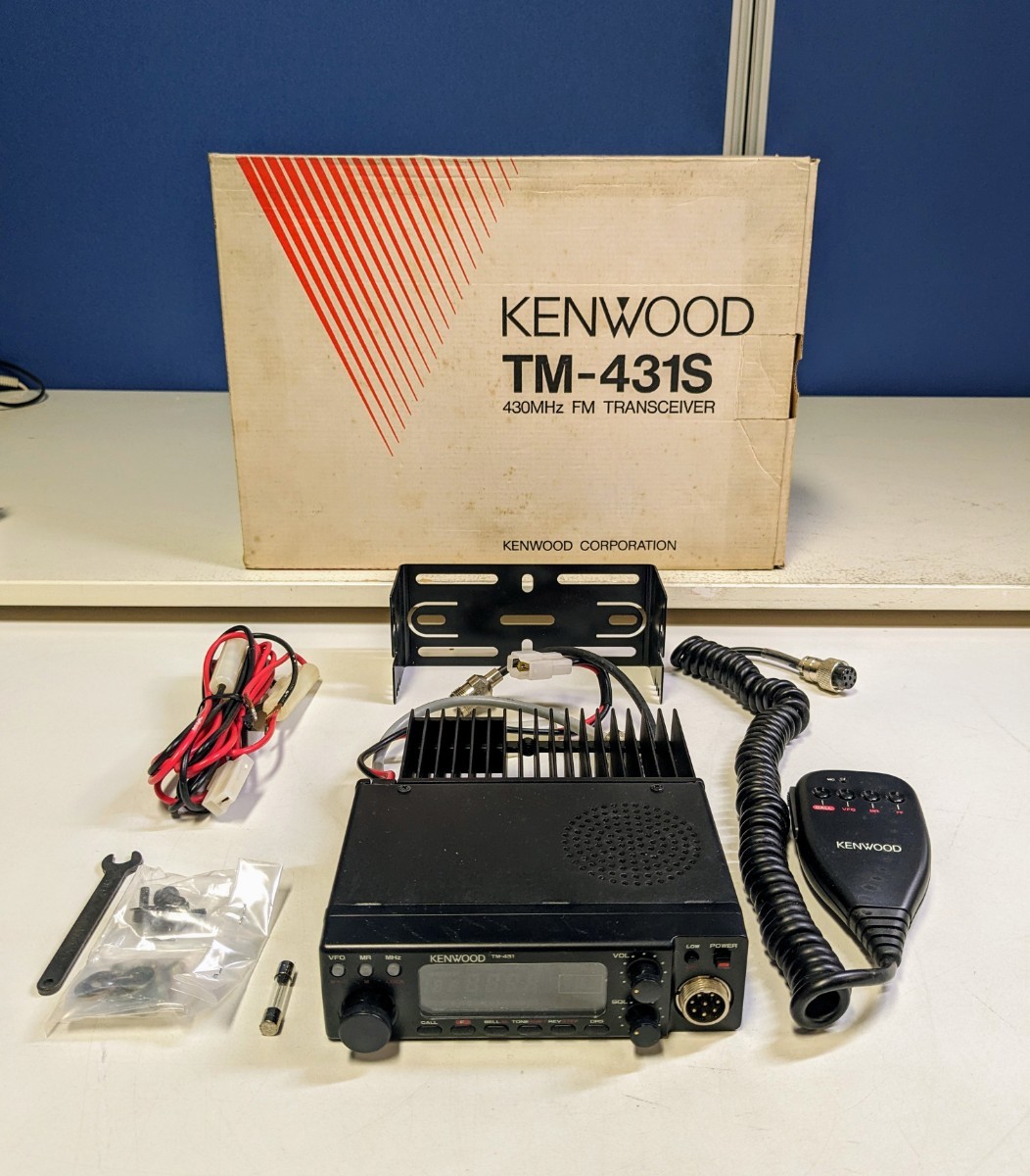 430MHz/FMトランシーバ KENWOOD TM-431S【送料込み 430MHz/FMトランシーバ KENWOOD TM-431S【送料込み