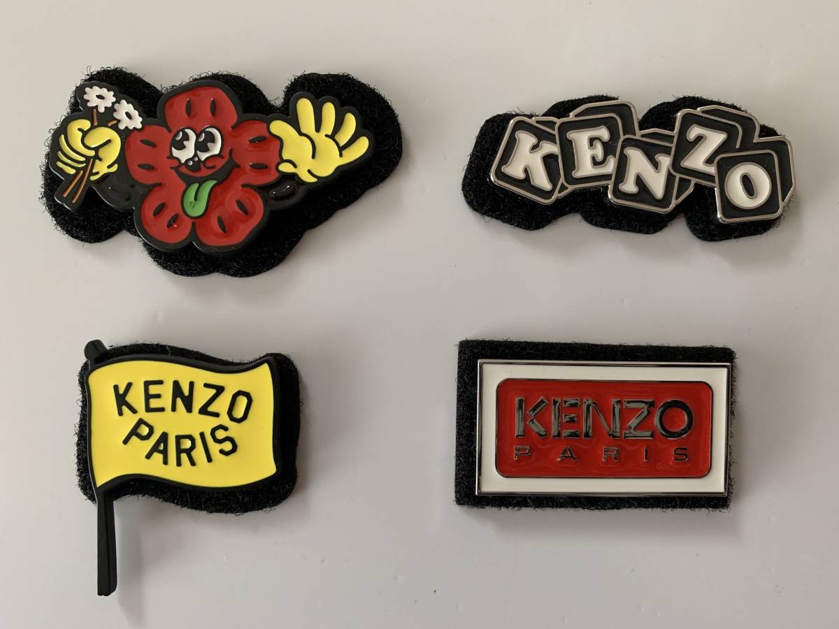 その他 Kenzo Jungle Metal Badge Set 4