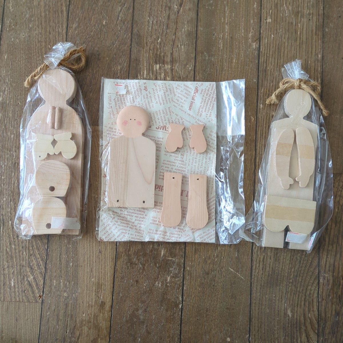 人形 小物 木製 キット 素材 ハンドメイド