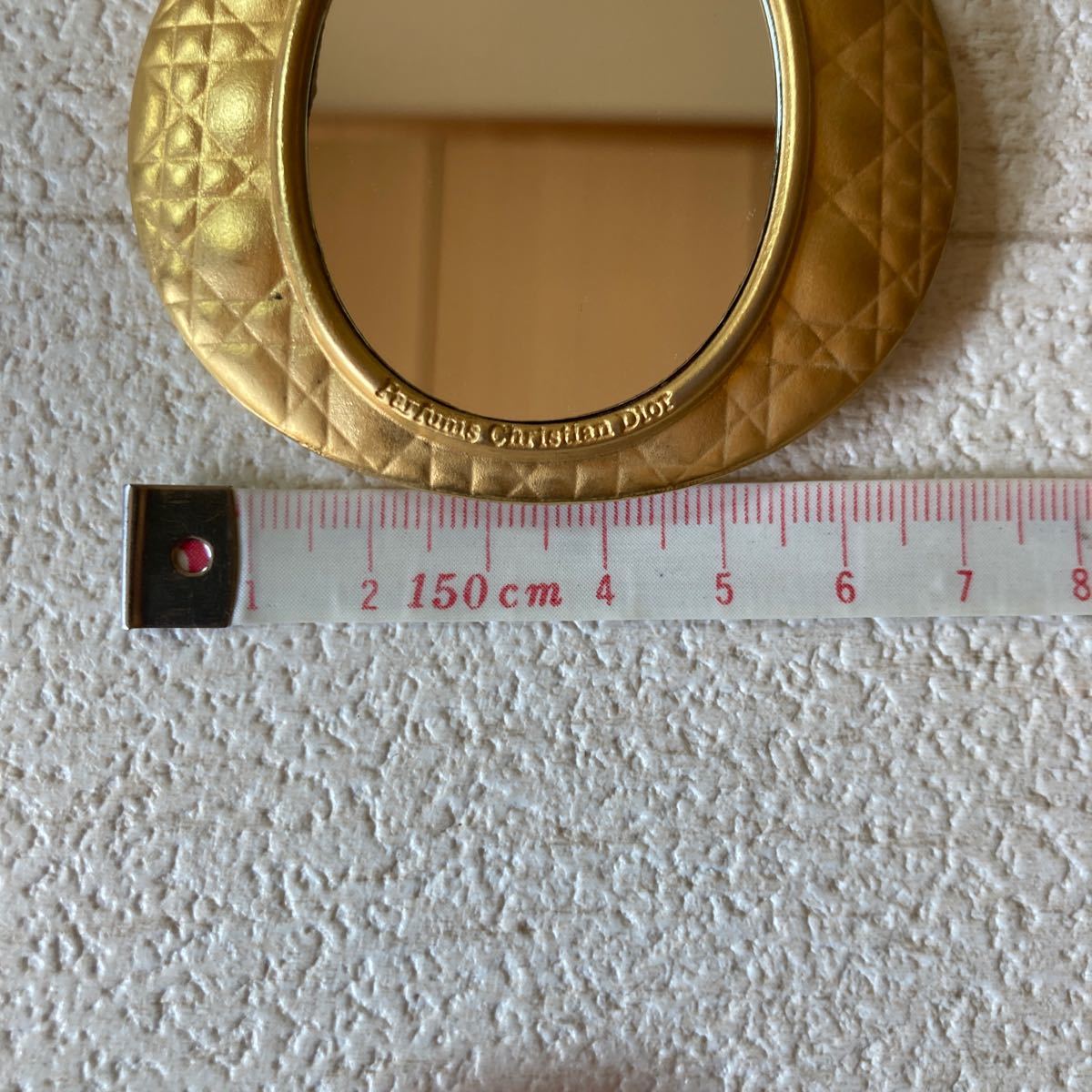 クリスチャンディオール　ミラー　カナージュ　ゴールド　鏡　コンパクト　約7×6cm_画像7