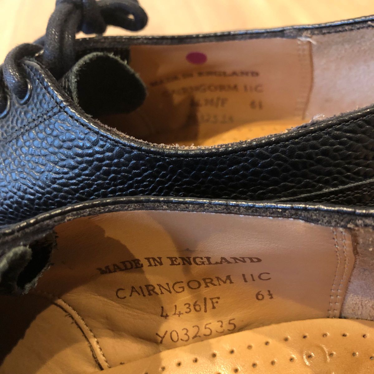 ☆美品☆ CHEANEY “CAIRNGORM Ⅱ C” UK6.5F / ジョセフチーニー ケンゴン2 ブラック 25cm