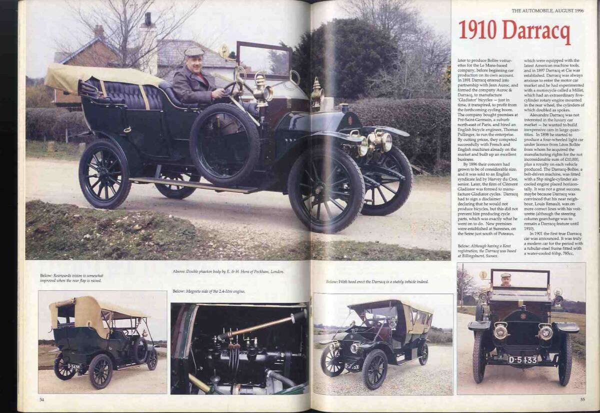 【d1304】96.8 The Automobile Vol.14 No.6／1946ベントレーマークⅥ、1910ダラック14/16hp、Th．シュナイダー・ヒストリー、..._画像10