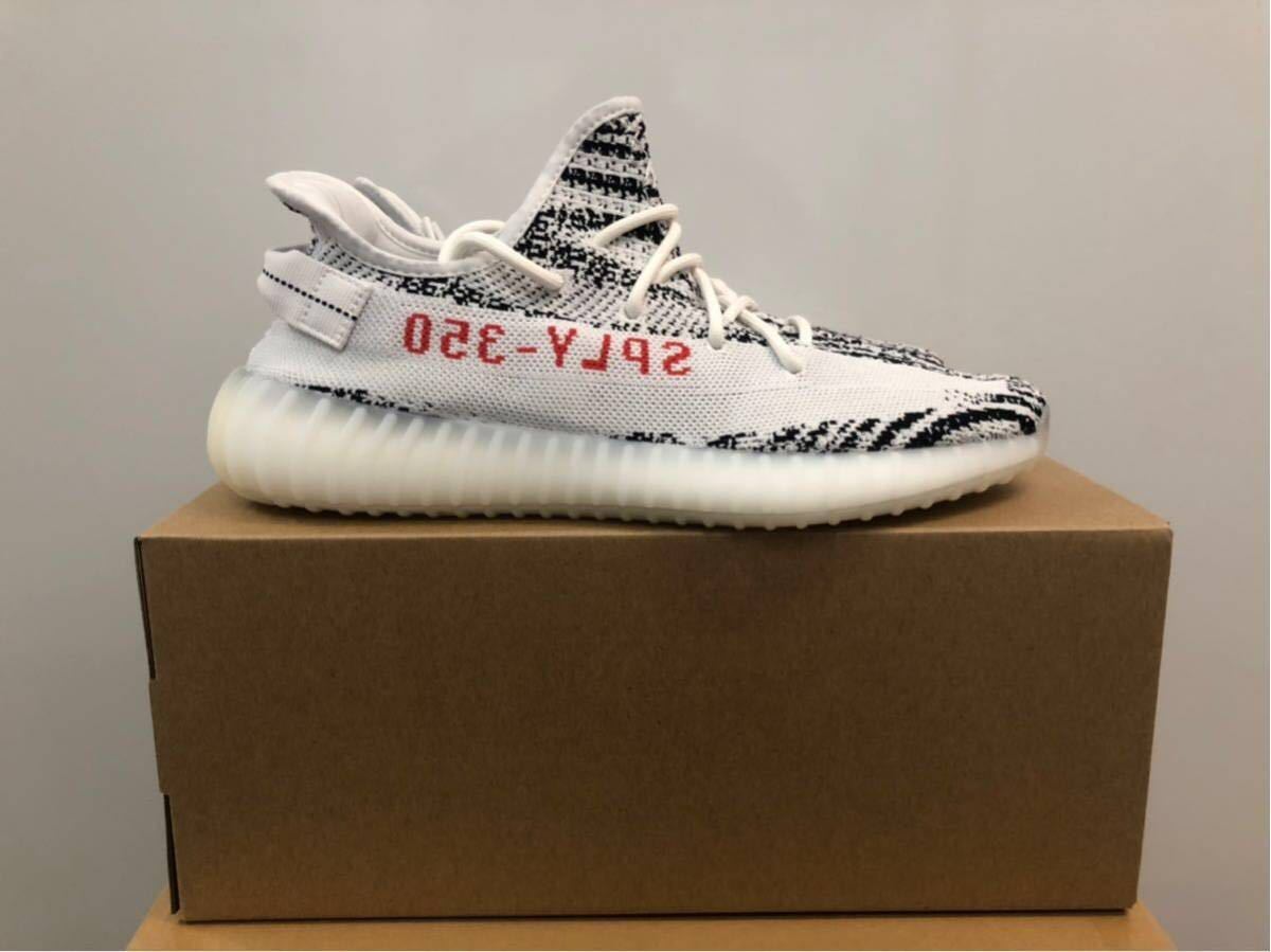 新品 未使用 正規品 ◇ Adidas YEEZY BOOST 350 V2 ZEBRA 28.0cm