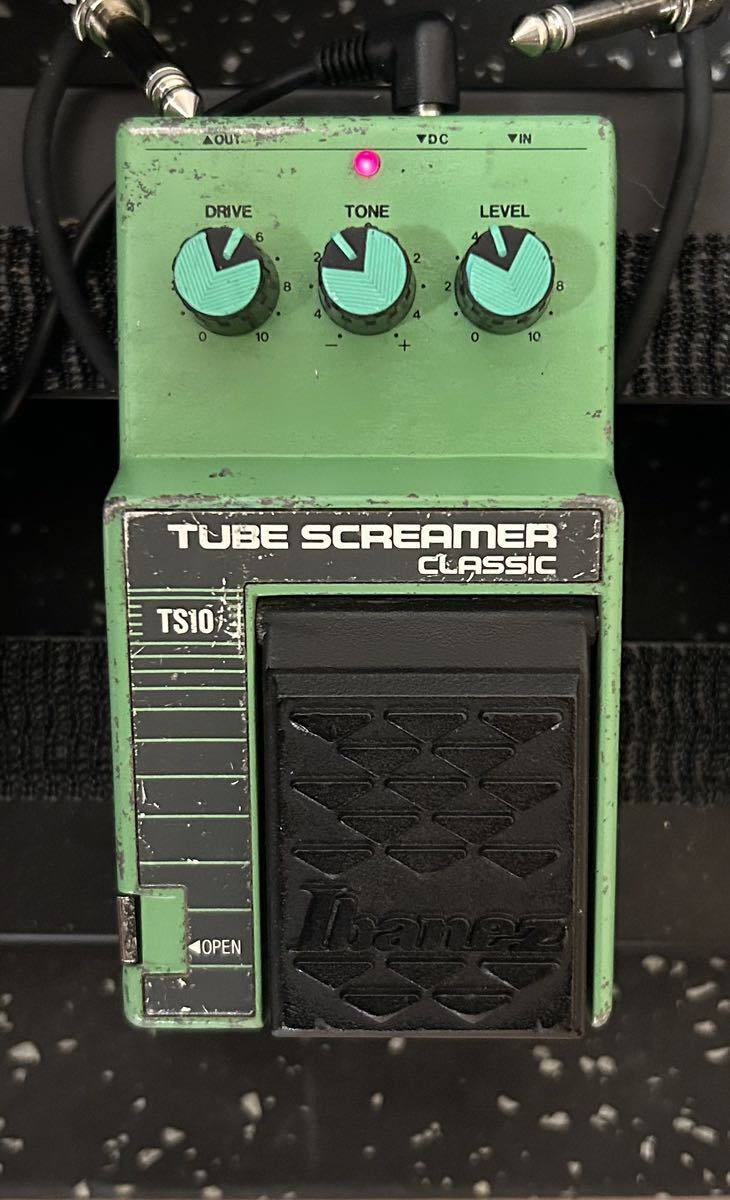  Ibanez TS10 TS-10 Tube Screamer Classic チューブスクリーマー 4558D JRC 6228 日本製 艶あり 早期 ヴィンテージ エフェクター ペダル_画像8